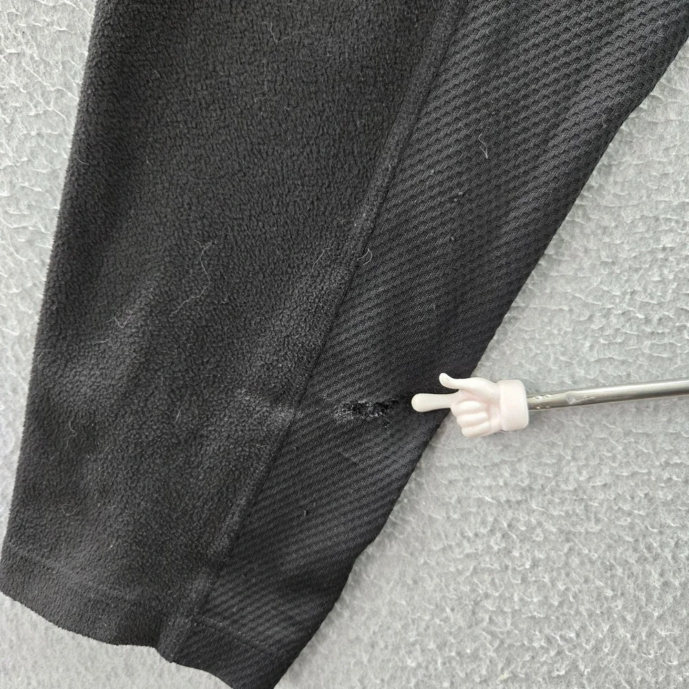 The North Face Men Jacket XXL Black Activewear Zipper Long Sleeve Logo READ